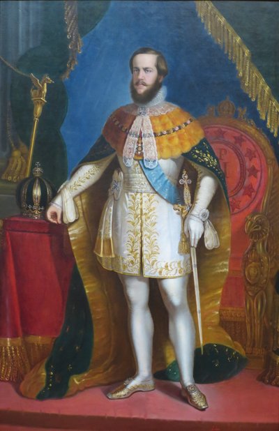 Portrait of Emperor D. Pedro II by Antônio Sousa de Lobo